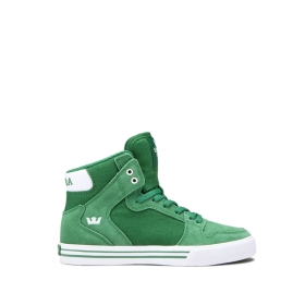 Supra VAIDER Høye Sneakers Barn Grønn/Hvite/Hvite | NO-43847